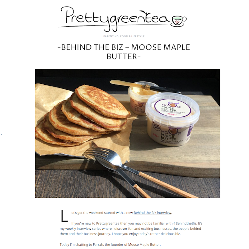 BEHIND THE BIZ - MOOSE MAPLE BUTTER